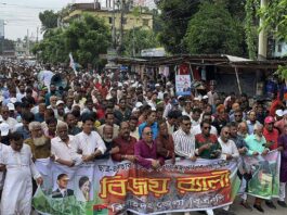 ঝিনাইদহে জুলাই গণঅভ্যুত্থানের বর্ষপূর্তিতে র্যালি