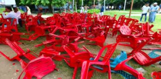 মানববন্ধন ও সমাবেশে হামলার অভিযোগ দুর্বৃত্তদের বিরুদ্ধে