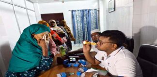 কুমারখালীতে বিনামূল্যে চক্ষু চিকিৎসা ক্যাম্প অনুষ্ঠিত