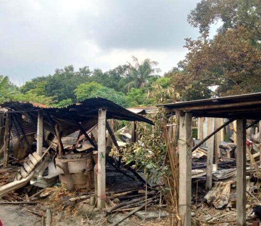 বৈদ্যুতিক শর্ট সার্কিটের আগুনে পুড়লো ৫ বসতঘর