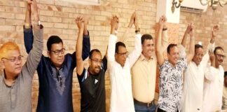 ঝিনাইদহ-৩ আসনের বিএনপি’র ৫ প্রার্থী এক মঞ্চে