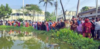 হাসপাতালের পুকুরে ভাসছিল অজ্ঞাত নারীর মরদেহ