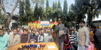 বিএনপি’র মনোনয়ন প্রত্যাশীর পক্ষে সনাতনী ভোটারদের সংবাদ সম্মেলন