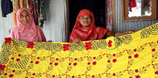 রাশিদা’র রেশমী সূতার কারিগরী
