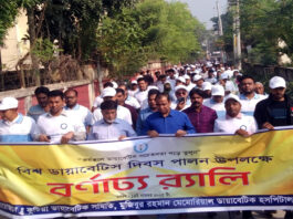 কুষ্টিয়ায় বিশ্ব ডায়াবেটিস দিবস পালিত