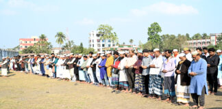 খোকসায় ওসমান হাদির গায়েবানা জানাজা অনুষ্ঠিত