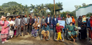 ঝিনাইদহে প্রতিবন্ধী দিবস পালিত