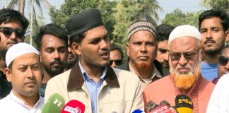 শহীদ আবরার ফাহাদের কবর জিয়ারত করলেন ঢাবি ছাত্রদল নেতা