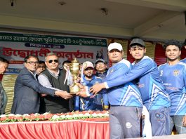 খোকসায় আরাফাত রহমান কোকো ক্রিকেট টুর্নামেন্টের ফাইনাল অনুষ্ঠিত