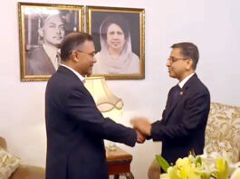 ভারতীয় হাইকমিশনারের সাঙ্গে বিএনপির চেয়ারম্যান তারেক রহমানের বৈঠক