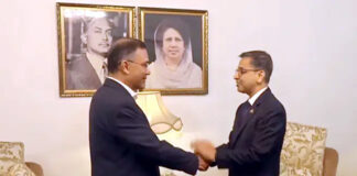 ভারতীয় হাইকমিশনারের সাঙ্গে বিএনপির চেয়ারম্যান তারেক রহমানের বৈঠক