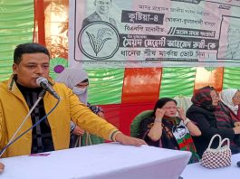 কুমারখালীতে নারী ভোটারদের সঙ্গে মহিলা দলের নির্বাচনী মতবিনিময়