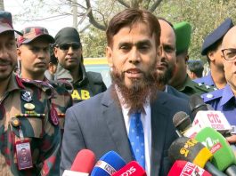 কুষ্টিয়ায় যৌথবাহিনীর নির্বাচনি মহড়া