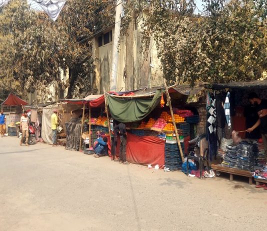 ফুটপাত দখল ও ভ্যানের দাপটে পথচারীরা ভোগান্তির শিকার