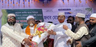 খোকসায় নবনির্বাচিত এমপি আফজাল হোসেনকে সংবর্ধনা