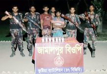 কুষ্টিয়ায় ভারতীয় মাদক ও চোরাচালানী পণ্য জব্দ, আটক দুই