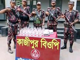 বিজিবির অভিযানে ভারতীয় মাদক ও মালামাল উদ্ধার