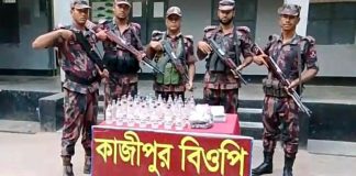 বিজিবির অভিযানে ভারতীয় মাদক ও মালামাল উদ্ধার
