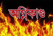 খোকসায় কয়েলের আগুনে ব্যবসায়ীর সেমাই চিনি পুড়ে গেছে