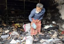 আগুনে পুড়ে ছাই হলো দুই ব্যবসায়ীর স্বপ্ন