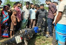 বিদ্যুতের খুঁটির সঙ্গে মোটরসাইকেলের ধাক্কায় স্কুল ছাত্র নিহত