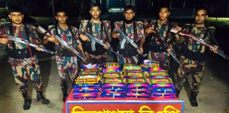 সীমান্তে বিজিবির অভিযানে ভারতীয় মাদক উদ্ধার