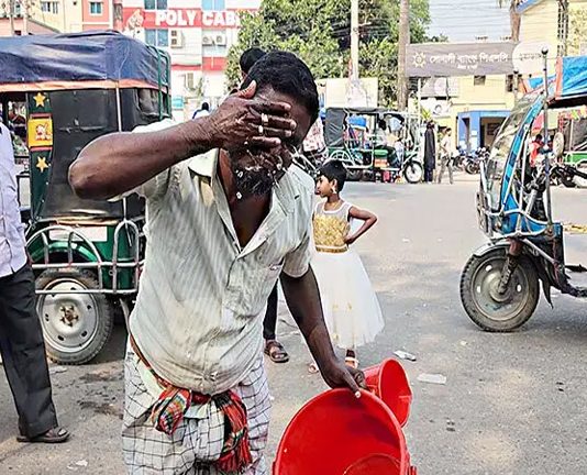 চুয়াডাঙ্গায় মৌসুমের সর্বোচ্চ তাপমাত্রা ৩৮.৫ ডিপ্রি সেলসিয়াস