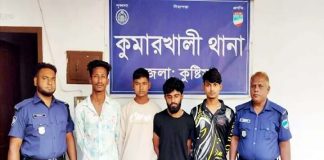 কুমারখালীতে রাতে ছাত্রলীগের মিছিল, সকালে গ্রেপ্তার ৩