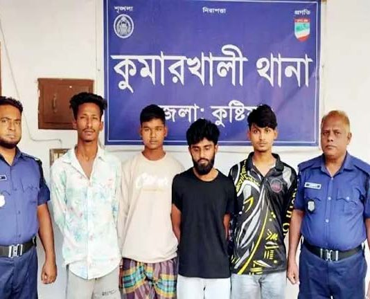 কুমারখালীতে রাতে ছাত্রলীগের মিছিল, সকালে গ্রেপ্তার ৩