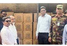 কুষ্টিয়ায় ভোজ্য তেল মজুদের অপরাধে ব্যবসায়ীকে লাখ টাকা জরিমানা